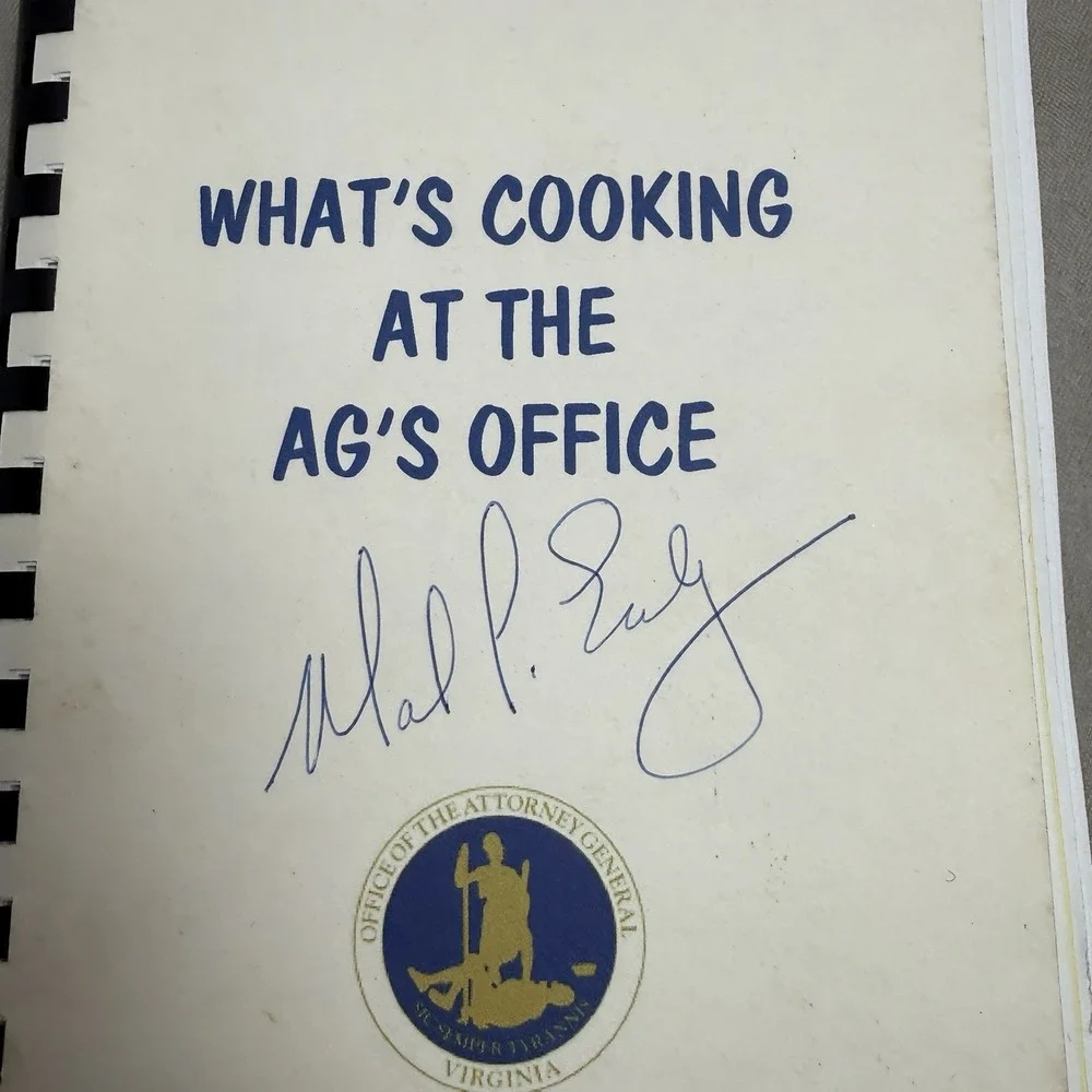 What's Cooking at The AG's Office Virginias Attorney‎ General Earley SIGNED 2000